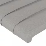 világosszürke szövet LED-es fejtámla 80 x 5 x 78/88 cm