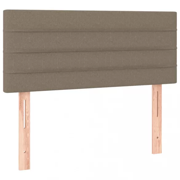 tópszínű szövet LED-es fejtámla 100x5x78/88 cm