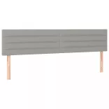 világosszürke szövet LED-es fejtámla 160x5x78/88 cm