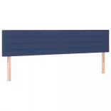 kék szövet LED-es fejtámla 200x5x78/88 cm