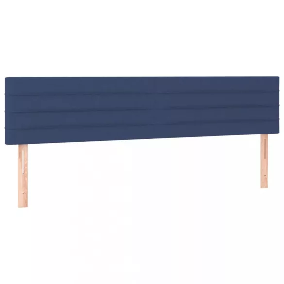 kék szövet LED-es fejtámla 200x5x78/88 cm