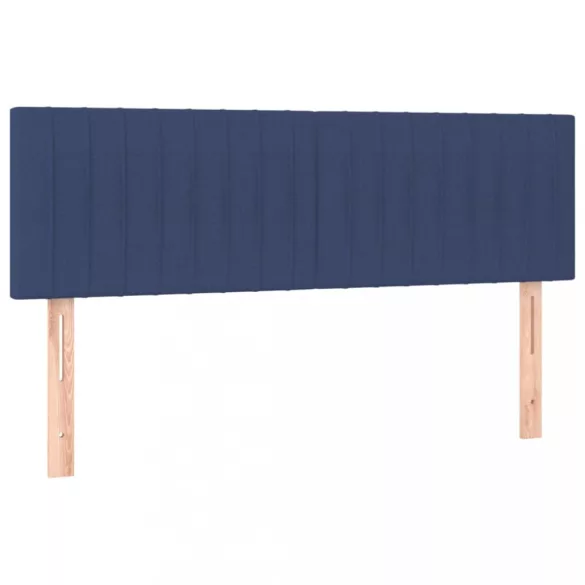 kék szövet LED-es fejtámla 144x5x78/88 cm