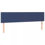 kék szövet LED-es fejtámla 160x5x78/88 cm