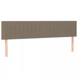 tópszínű szövet LED-es fejtámla 180x5x78/88 cm