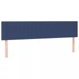 kék szövet LED-es fejtámla 180x5x78/88 cm
