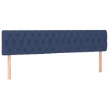 kék szövet LED-es fejtámla 180x7x78/88 cm