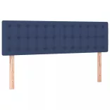 kék szövet LED-es fejtámla 144x5x78/88 cm
