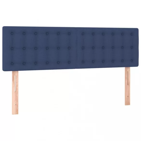 kék szövet LED-es fejtámla 144x5x78/88 cm