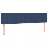 kék szövet LED-es fejtámla 160x5x78/88 cm