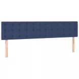 kék szövet LED-es fejtámla 200x5x78/88 cm