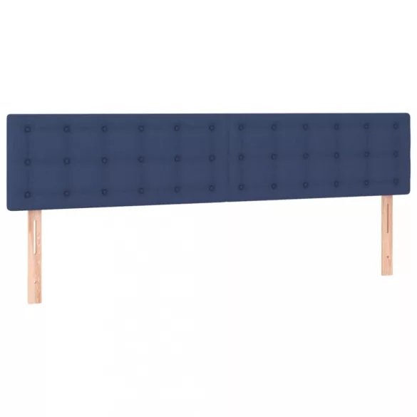 kék szövet LED-es fejtámla 200x5x78/88 cm