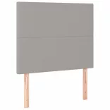 világosszürke szövet LED-es fejtámla 80x5x118/128 cm