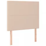 cappuccino műbőr LED-es fejtámla 90x5x118/128 cm