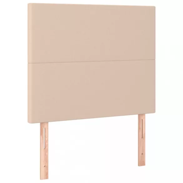 cappuccino műbőr LED-es fejtámla 90x5x118/128 cm