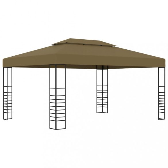 tópszínű pavilon 3 x 4 m 180 g/m²