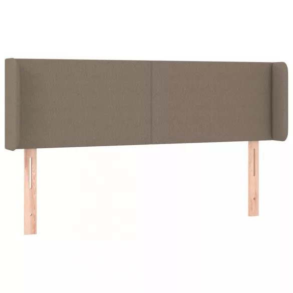 tópszínű szövet LED-es fejtámla 147 x 16 x 78/88 cm