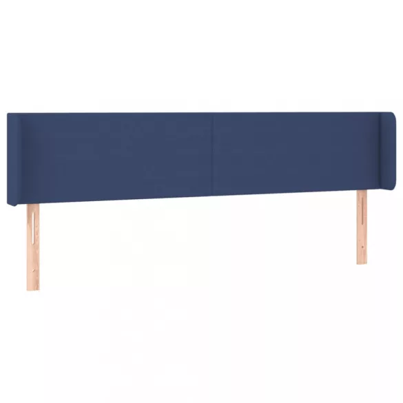 kék szövet LED-es fejtámla 163 x 16 x 78/88 cm