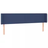 kék szövet LED-es fejtámla 183 x 16 x 78/88 cm