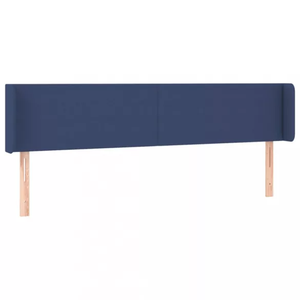 kék szövet LED-es fejtámla 203 x 16 x 78/88 cm