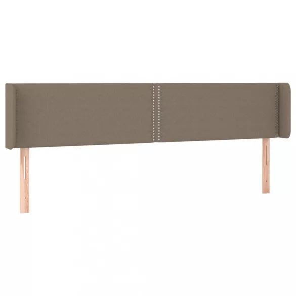 tópszínű szövet LED-es fejtámla 183 x 16 x 78/88 cm