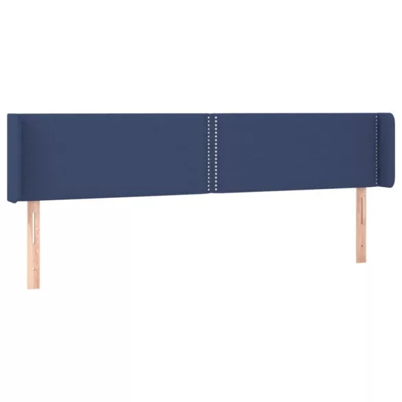 kék szövet LED-es fejtámla 183 x 16 x 78/88 cm