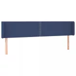 kék szövet LED-es fejtámla 203 x 16 x 78/88 cm