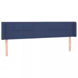 kék szövet LED-es fejtámla 183 x 16 x 78/88 cm