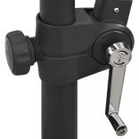 zöld konzolos napernyő rúddal és LED-fényekkel 300 cm