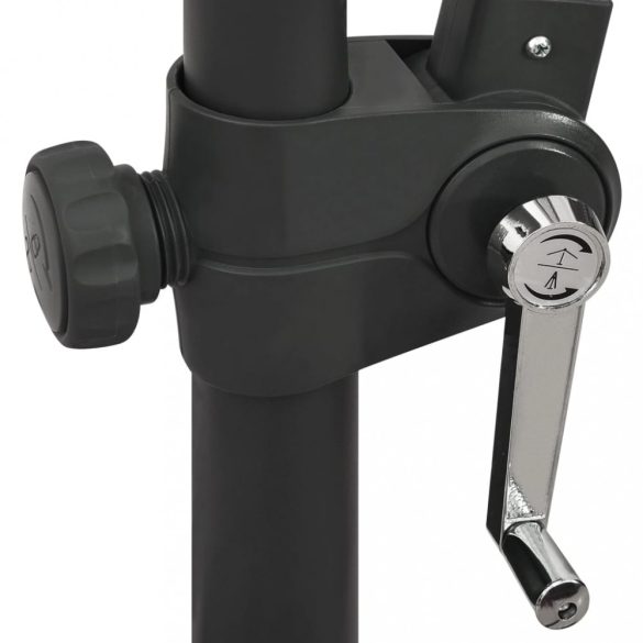 zöld konzolos napernyő rúddal és LED-fényekkel 300 cm