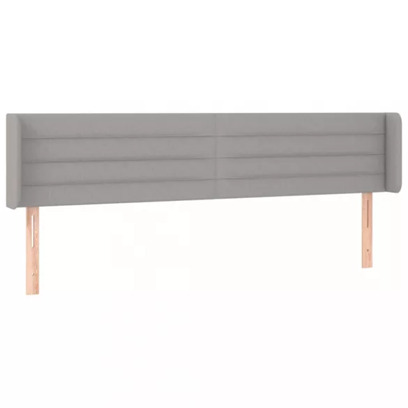 világosszürke szövet LED-es fejtámla 163 x 16 x 78/88 cm