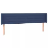 kék szövet LED-es fejtámla 203 x 16 x 78/88 cm