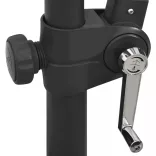 bordóvörös konzolos napernyő rúddal és LED-világítással 300 cm