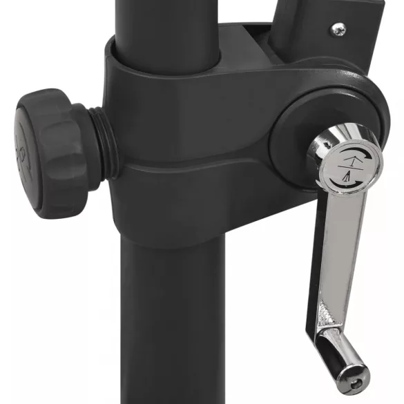 bordóvörös konzolos napernyő rúddal és LED-világítással 300 cm