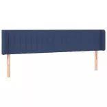 kék szövet LED-es fejtámla 163 x 16 x 78/88 cm