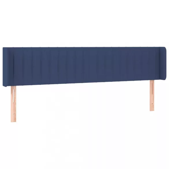 kék szövet LED-es fejtámla 163 x 16 x 78/88 cm
