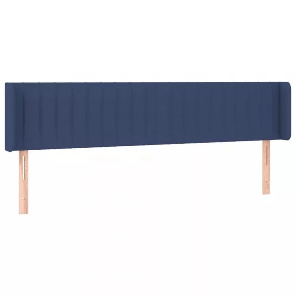 kék szövet LED-es fejtámla 183 x 16 x 78/88 cm