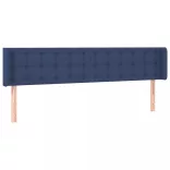kék szövet LED-es fejtámla 163 x 16 x 78/88 cm
