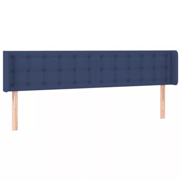 kék szövet LED-es fejtámla 203 x 16 x 78/88 cm
