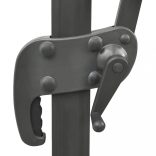 zöld dupla tetejű konzolos napernyő 300 x 300 cm