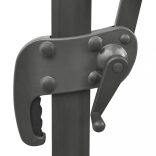 dupla tetővel ellátott konzolos kerti napernyő 300 x 300 cm bézs