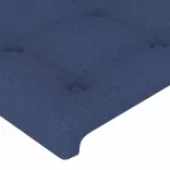 kék szövet LED-es fejtámla 103x16x118/128 cm