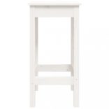 3 részes fehér tömör fenyőfa bárszett