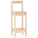 3 részes tömör fenyőfa bárszett