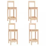 5 részes tömör fenyőfa bárszett