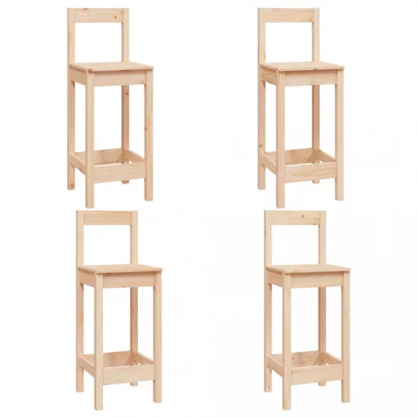 5 részes tömör fenyőfa bárszett