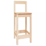 5 részes tömör fenyőfa bárszett