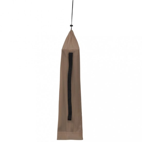 tópszínű oxford szövet és acél kempingágy 180 x 60 x 19 cm