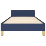 ágykeret matrac nélkül kék 90x190 cm szövet