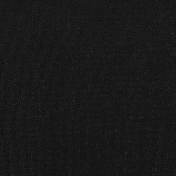 fekete szövet ágykeret matrac nélkül 100x200 cm