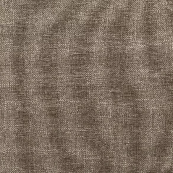 tópszínű szövet ágykeret matrac nélkül 100x200 cm